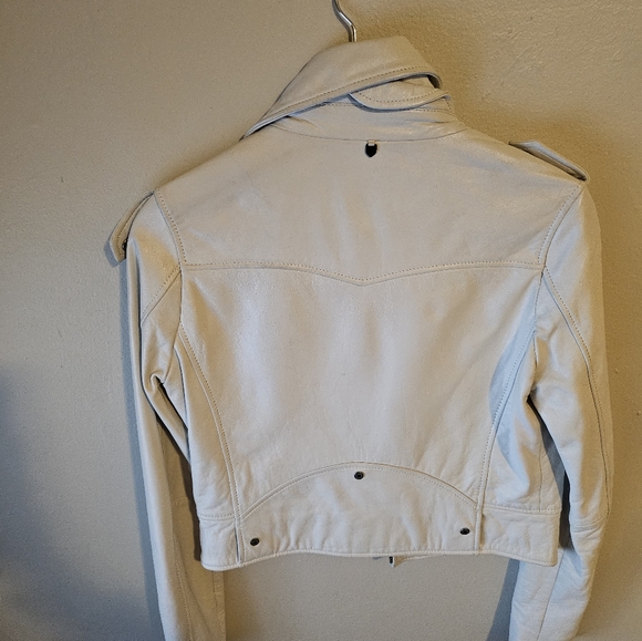 Rudsak White Leather Jacket - Picture 3 of 3